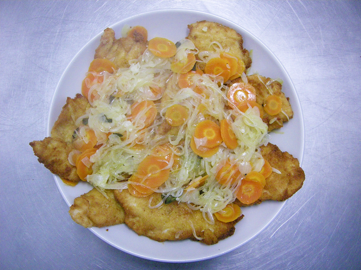 Petto di pollo in carpione